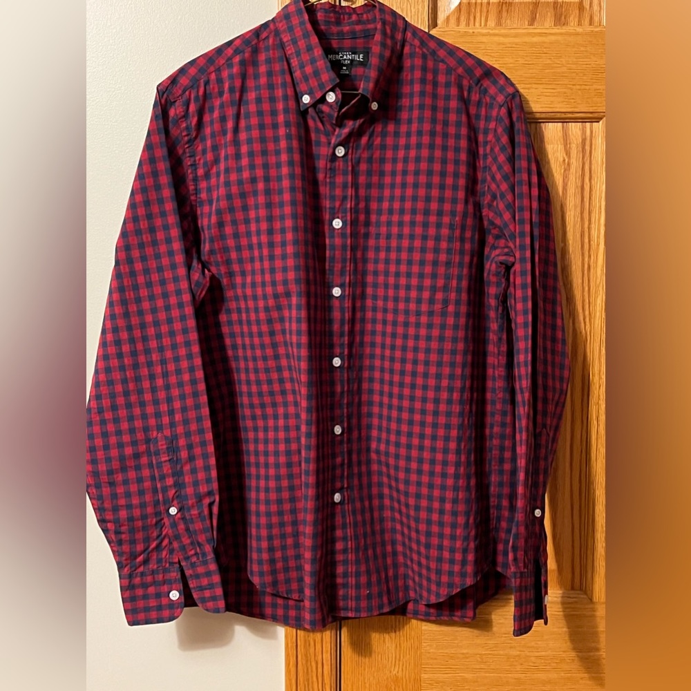 J. Crew men’s button down Mercantile shirt, M
